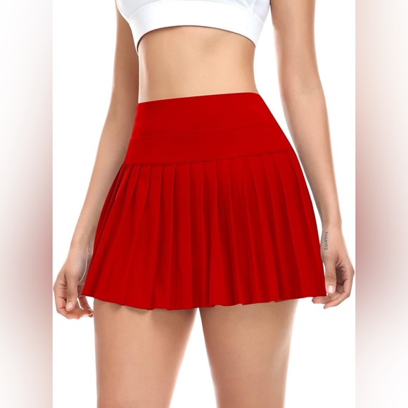Werena Red Pleated Skort Size XS - Picture 1 of 8